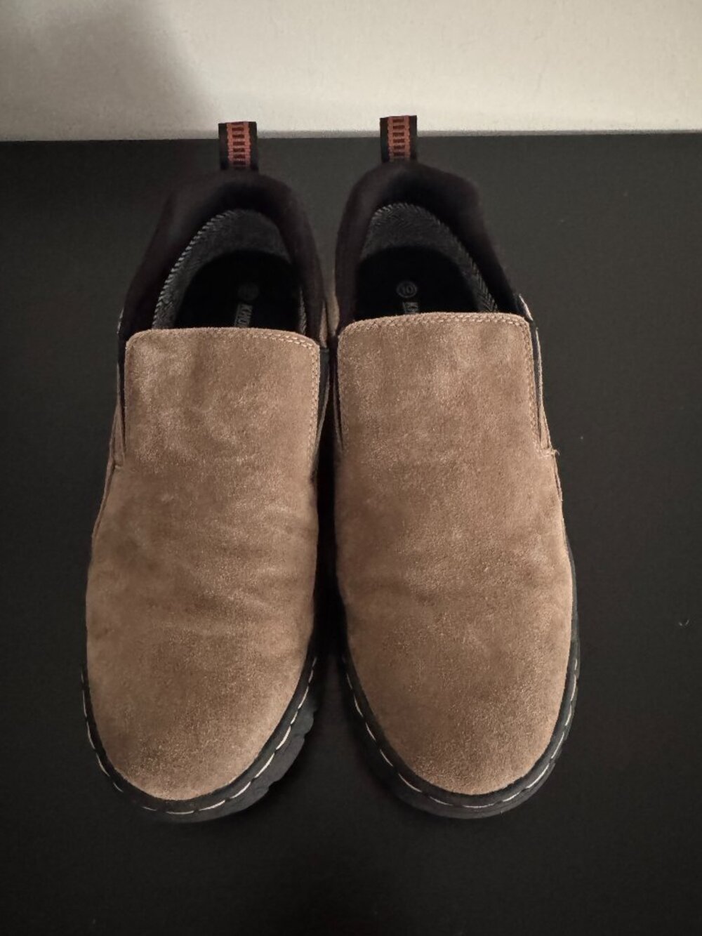 Mens Size 10M Dress Shoes - Khombu Suede-LIke